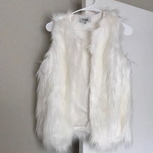 Faux fur vest